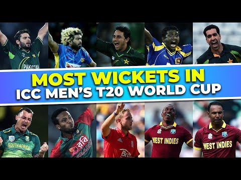 Top 10 Most Wickets in ICC Men's T20 World Cup