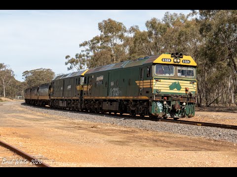 Trackside: G524 and G543 at Llanelly on a daylight running 9149 down grain to Berriwillock- 16/9/20