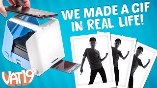 Making a GIF in real life using KiiPix Printer