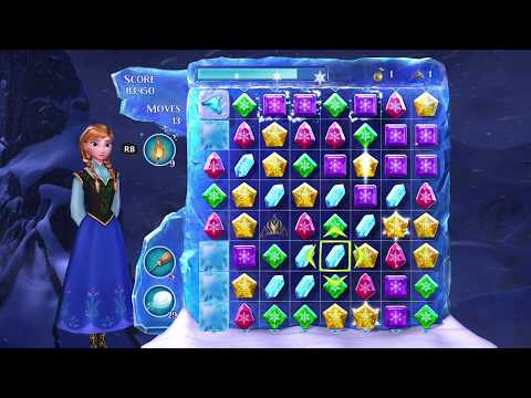 Frozen Free Fall: Snowball Fight Level 139 Walkthrough, No Power Ups