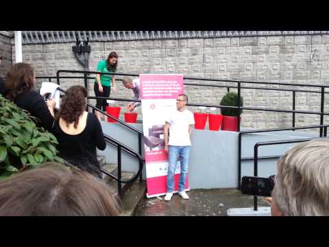 Giacomo from the BSm@rk Team at today's GEC Ice Bucket Challenge