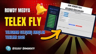 TELEGRAM TELEX FLY TÜM ARAÇLAR TANITIM VİDEOSU SİZLERLE 2025 !!