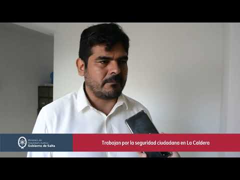 Trabajan por la seguridad ciudadana en La Caldera