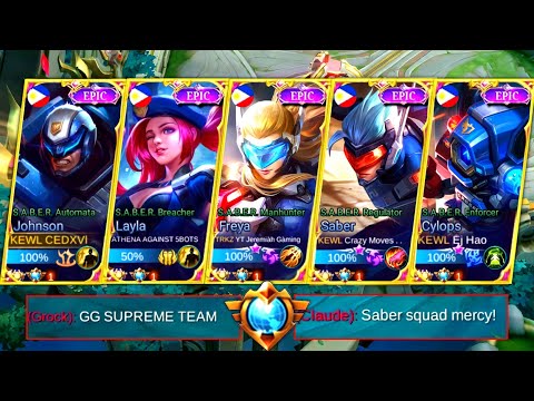 5 MAN TOP SUPREME NEW S.A.B.E.R SQUAD!?