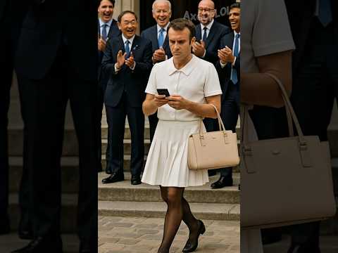 "Trump, Macron & Putin Surprise Salsa Dance! 🕺💃 #Shorts #trump #macron #putin