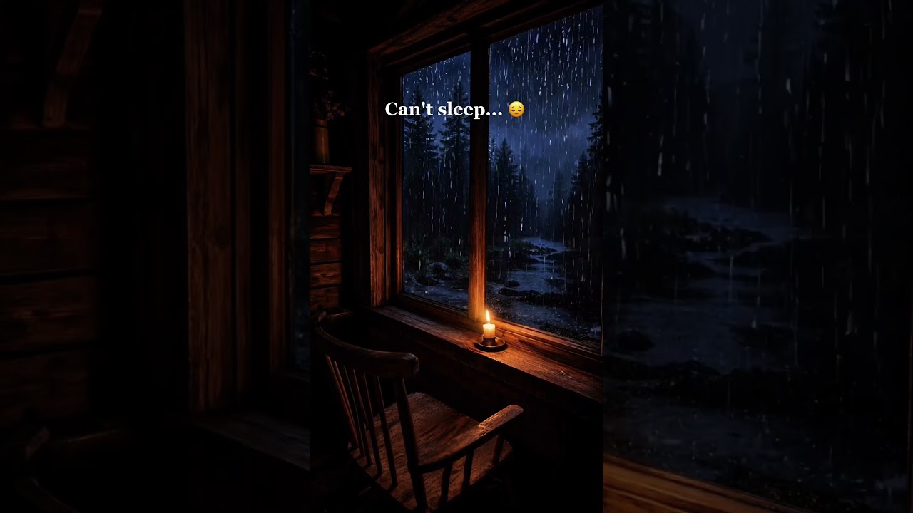 can’t sleep tonight? 🌙 listen to this… #sleep #rainoundforsleep
