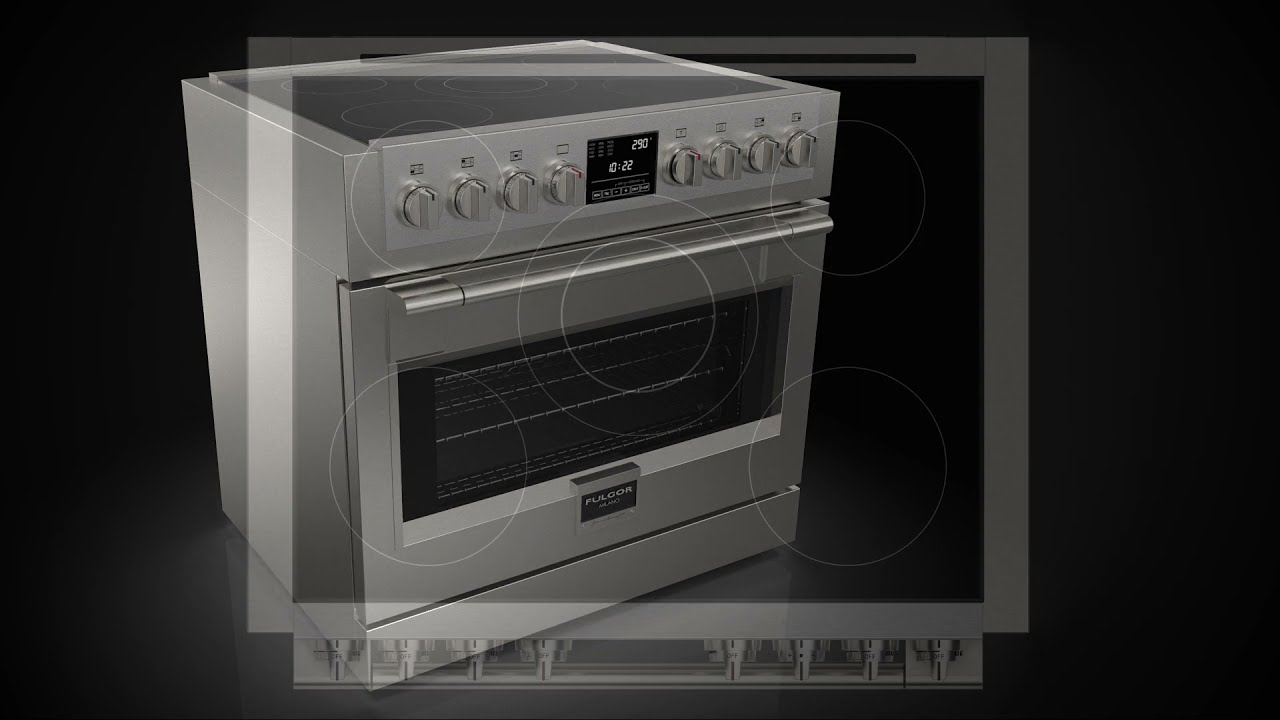 Video Fulgor Milano FF36EI inductie fornuis | De Schouw Witgoed