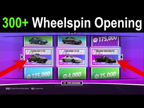 Forza Horizon 5 - MASSIVE SUPER WHEELSPIN OPENING! 150+ Super Wheelspins & 150+ Wheelspins
