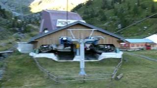 preview picture of video 'Chair lift - télésiège - Tortin Valais Switzerland 04.09.2010'