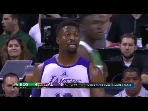 [7 - 8 - 2017]   Lakers Highlights vs Boston Celtics  //   2017 NBA Summer League