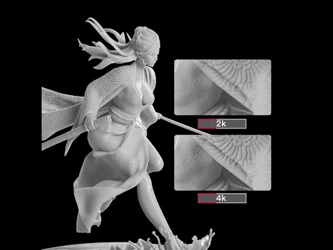 NOVA3D Whale 2 3D Printer 4K 8 9 inch Monochrome LCD Printers UV Resin 3D Prints High Printing Spee