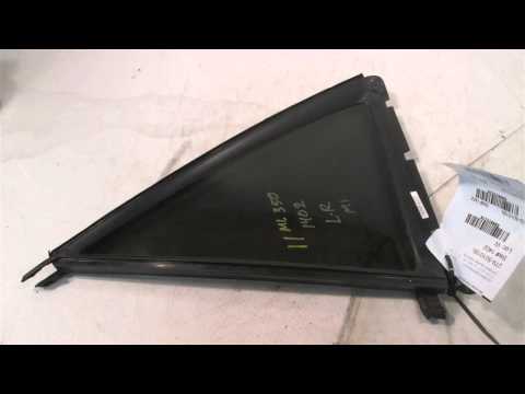2011 Mercedes ML350 Rear door window / LR VENT GLASS 164TYPE - mbiparts.com Used OEM Mercedes... OEM