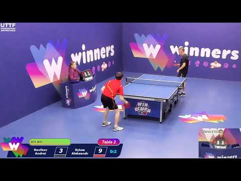 WINners CUP table 2  04.09  Novikov Andrei - Syksa Aleksandr 12:00