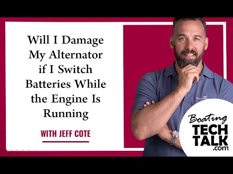 Can I Damage My Alternator if I Switch Batteries While the Engine Is Running?