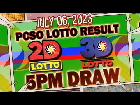 3D & 2D LOTTO 5PM RESULT TODAY JULY 06, 2023 #swertres #ez2lotto #lottoresult #lottoresulttoday