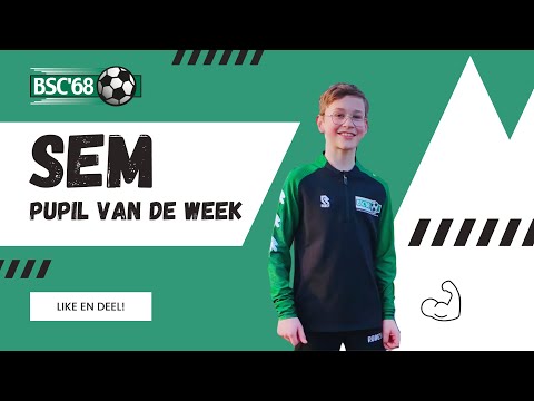 Pupil van de week! Sem uit de Jo10-2 (Zat. 06-04-2024)