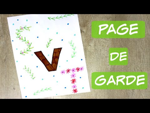 Page de garde pour la SVT - Décore ton cahier !