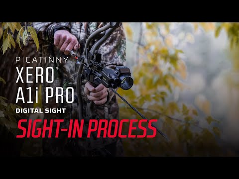 GARMIN XERO A1i PRO SIGHT-IN PROCESS