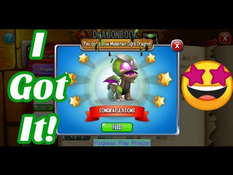 Dragon City- Hatching Mountain Ogre Dragon! Summoning Intraterrestrial Dragon