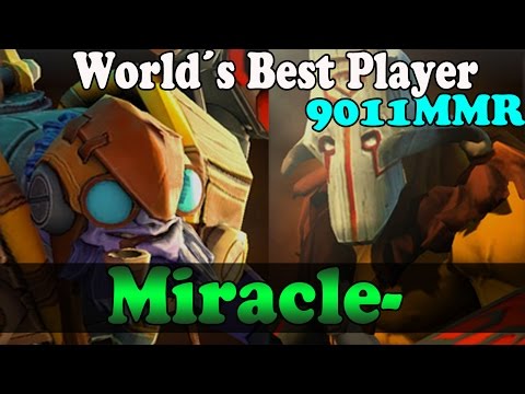 Dota 2 - Miracle- 9011 MMR World´s Best Player Plays Tinker And Juggernaut - Ranked Match Gameplay!