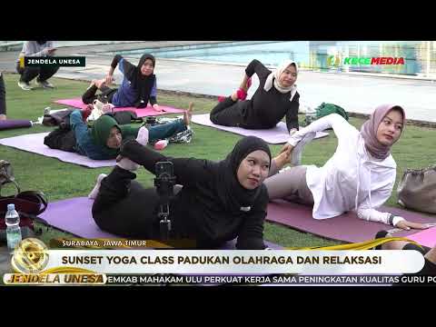UNESA WINDOW: UNESA Sunset Yoga Class Encourages a More Active and Healthy Lifestyle