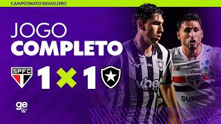 JOGO COMPLETO: SÃO PAULO X BOTAFOGO | BRASILEIRÃO 2026 | ge tv