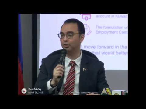 Press Briefing with Secretary Alan Peter S. Cayetano | March 20, 2018