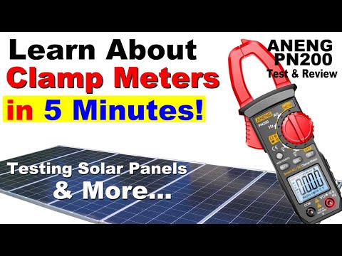 Clamp Meter Basics in 5 Minutes! For DIY Solar Power & More - affordable and accurate #review