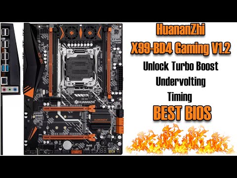 Huananzhi X99-BD4 Gaming - ХИТ продаж 2021. Идеальная плата и стоит не дорого! Обзор, лучший BIOS