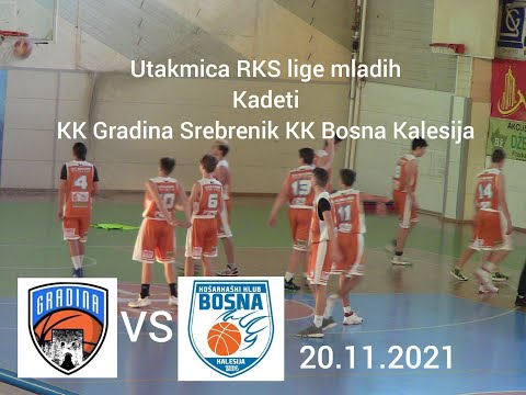 Utakmica KK Bosna Kalesija protiv KK Gradina Srebrenik KADETI RKS liga mladih
