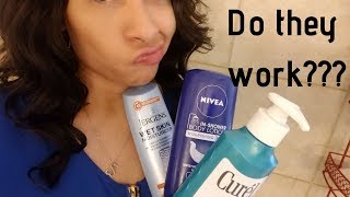 In-Shower Lotions review: Nivea, Jergens, & Curel