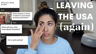 moving back to Italy (answering your questions)