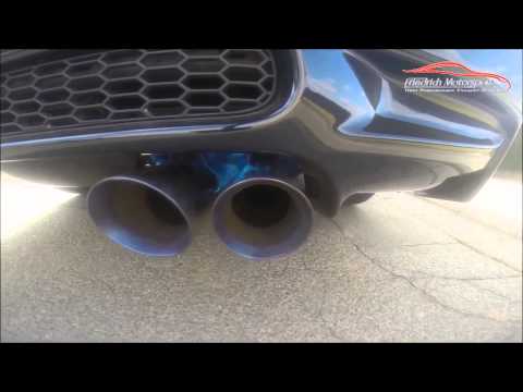 Friedrich Motorsport Sportauspuff BMW E93 M3 70mm Titananlage mit 200 Zellen Sport-Kats.
