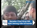 Beredar Chat Grup WA Ajak Serang Ade Armando yang Ikut Hadir ke Gedung DPR: Ayo Serang