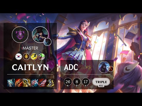 Caitlyn ADC vs Aphelios - KR Master Patch 11.23