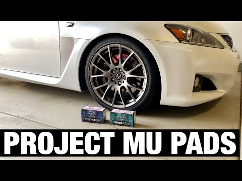 Lexus ISF - Project Mu Pads - NS400 & HC800