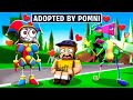 BABY JEFFY Gets ADOPTED by POMNI in ROBLOX BROOKHAVEN?!