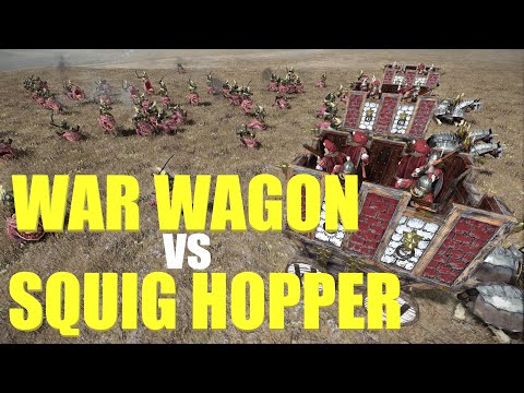 War Wagon vs Squig Hopper