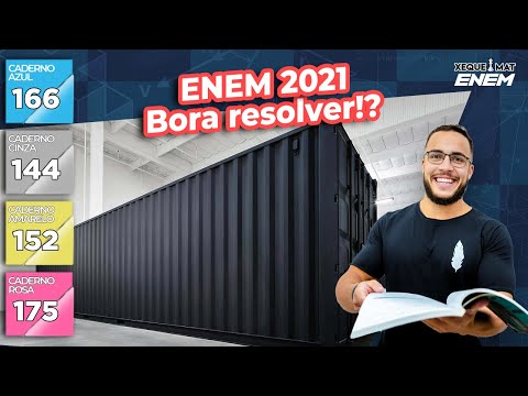 🟣 Questão 166 - Caderno Azul | Geometria Espacial | MATEMÁTICA ENEM 2021