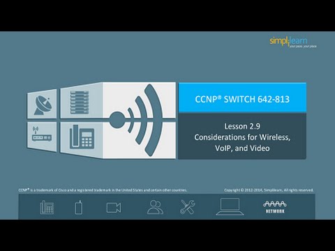Consideration For Wireless VoIP and Video | Cisco Certified Network Training | Simplilearn