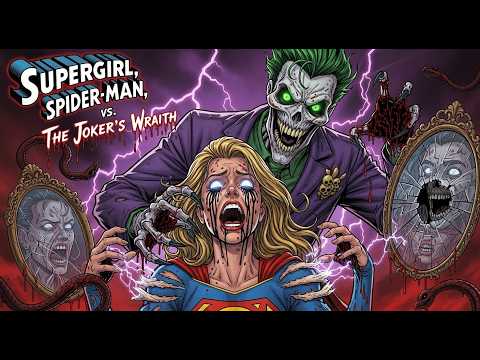 Supergirl, Spider-Man & Venom vs The Joker’s Wraith 👻 | Ultimate Dark Multiverse Horror Animation