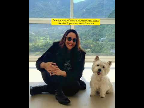 Esse vídeo é só uma brincadeira com a Ana Carolina e o seu cachorrinho Chicó - 28/11/2021