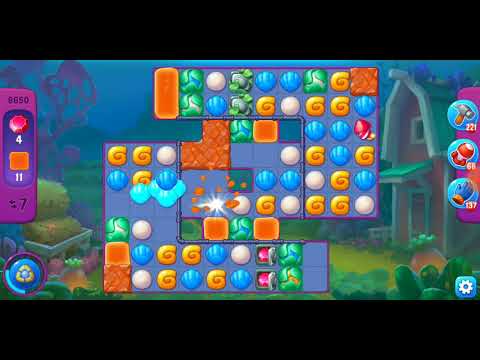 Fishdom. 8550 super hard level no boosters and diamonds. 11 moves