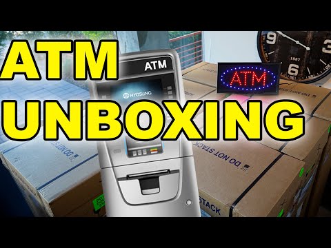 LIVE ATM Unboxing | Unboxing an ATM
