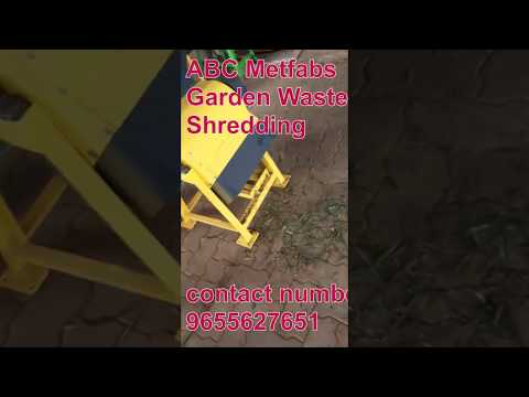 Garden Waste Shredder Machine