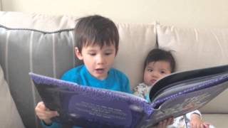 Arthur reads The Deep Dark Woods to Miles