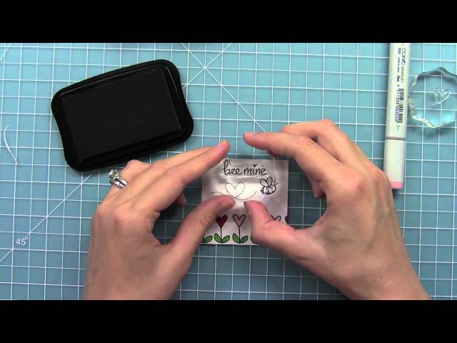 Lawn Fawn Clear Stamps 3"X2" Bee Mine LF439