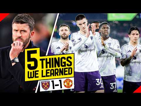 Reality Check For Carrick! Lammens Unsung HERO! 5 Things We Learned... West Ham 1-1 Man United