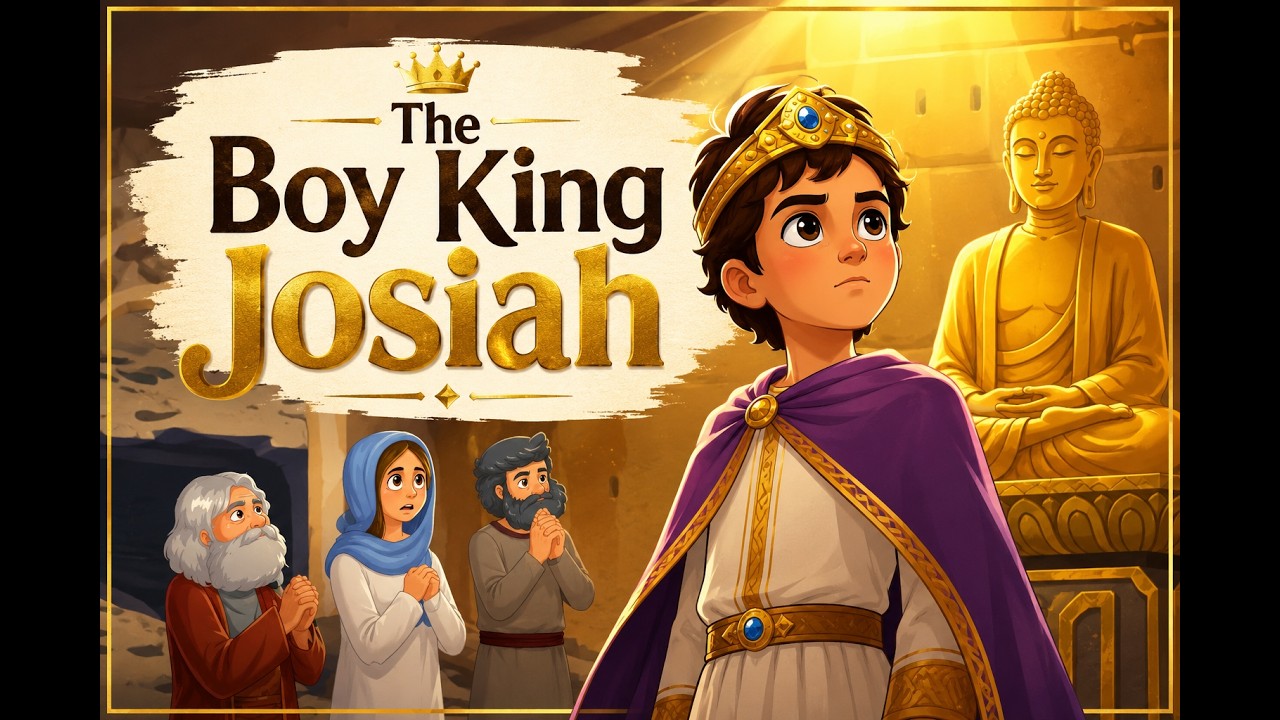 The Boy King Josiah: How an 8-Year-Old Led a Nation | A Powerful Bible Lesson on Kids Leadership