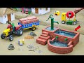 DIY Mini Tractor Builds Hand Pump Construction Using Bricks Village Water Supply Topminigear